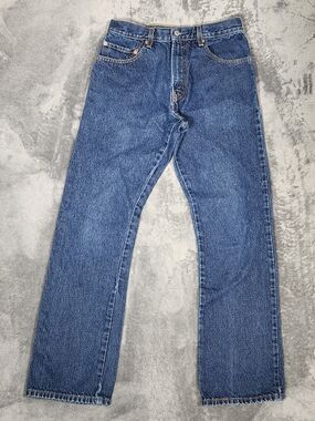 Levi's 517 Men's Straight Jeans in Medium Blue Denim